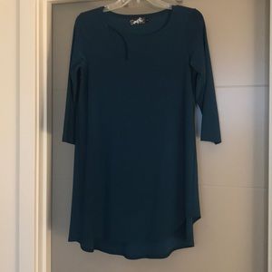 Sympli Dark Turquoise Tunic (Like new, never worn)